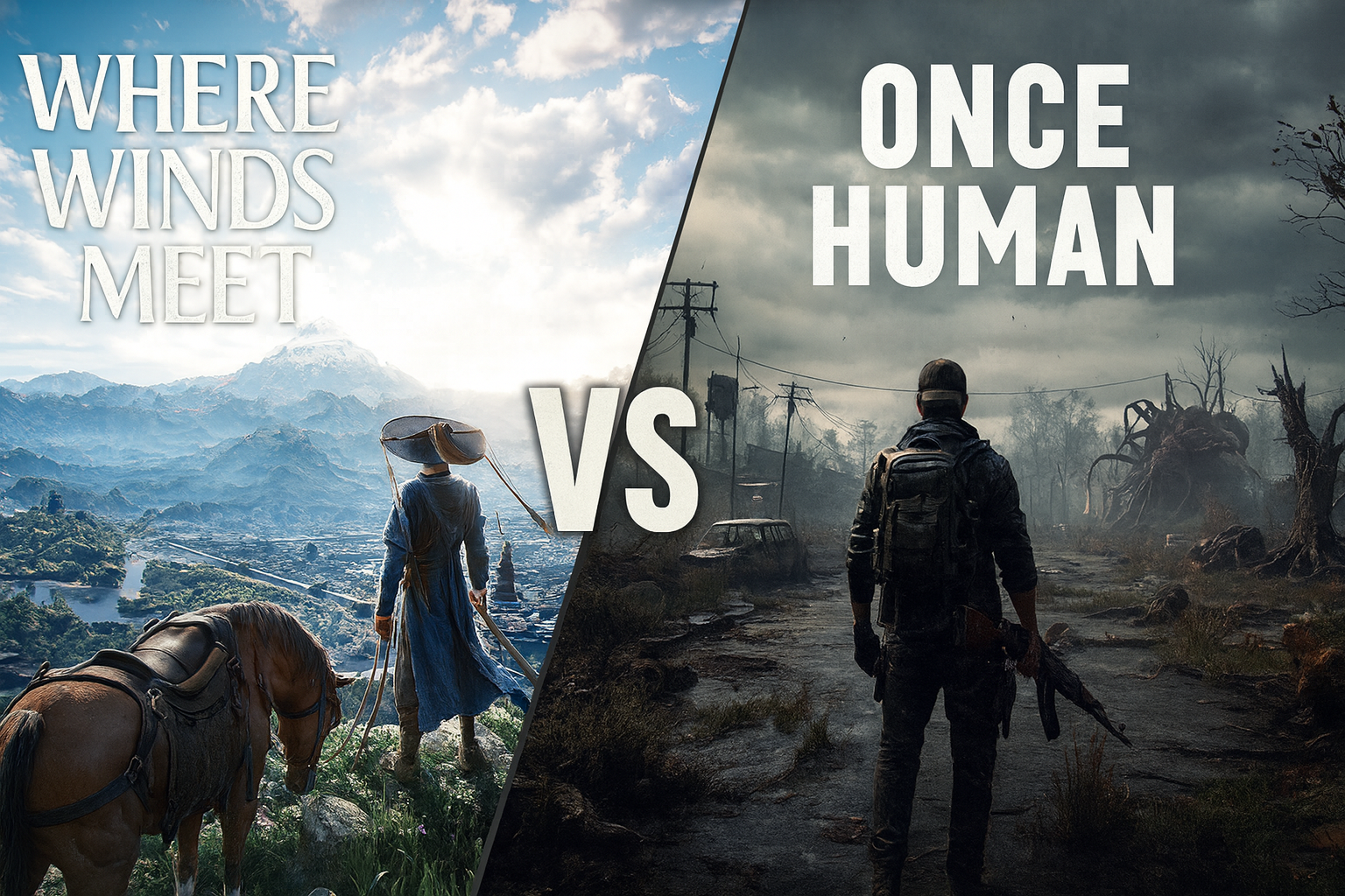 once human versus where winds meet