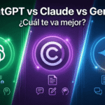 ChatGPT vs Claude vs Gemini imagen comparativa